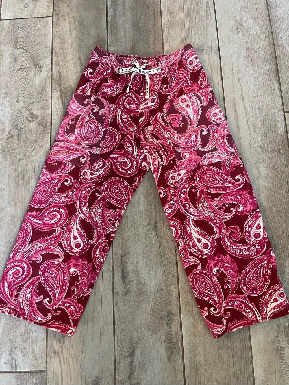 We The Free Pink Paisley pant